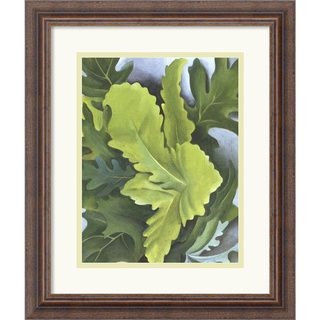Georgia O'Keeffe 'Green Oak Leaves' Framed Art Print Prints