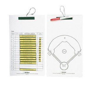 KBA Magnetic Baseball / Softball Line Up Coaches Clipboard  Coaches Marker Boards  Sports & Outdoors