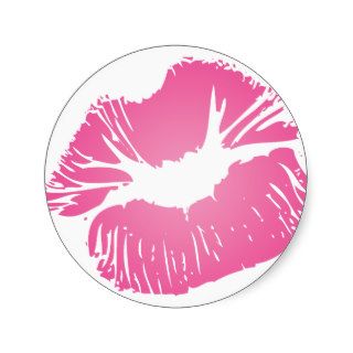Pink LIps Stickers