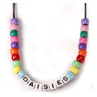 Girl Scout Necklace Bead Kit "DAISIES", 10 Law Colors, Makes 6 necklaces