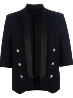 Balmain Cropped Tuxedo style Jacket