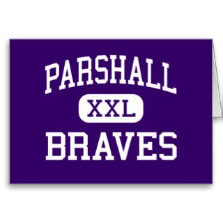 Parshall   Braves   High   Parshall North Dakota Greeting Cards