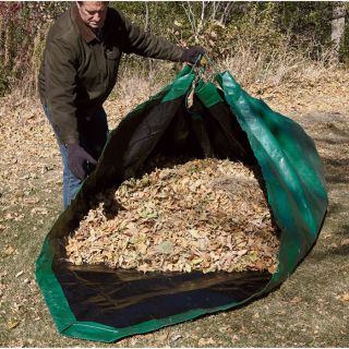 Ironton Green/Black Yard Tarp — 9ft. x 9ft.  Blue   Green Tarps