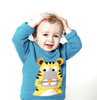 tarquin the tiger hooded sweatshirt by olive&moss