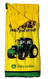 John Deere Youth Sleeping Bag, Mud Looks Good on Me   Throw Blankets
