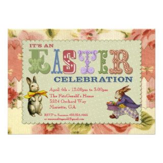 Whimsical Easter Party Invitation