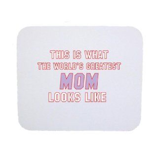 Mashed   This Is What The World's Greatest Mom Looks Like   Smooth Square Mousepad With Non Skid Base  Mouse Pads 