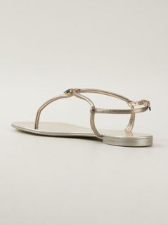 Giuseppe Zanotti Design Crystal Embellished Sandal   Vanilla Shoes & Bags