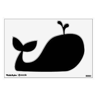 Whale Silhouette Wall Decal