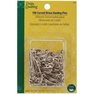 Dritz Curved Basting Pins, 1 1/6in   100 Pack
