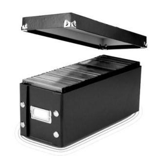 Vaultz Black 2 pk. CD Storage Box