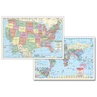 Universal Map Rolled Map   Laminated
