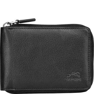Mancini Leather Goods Men’s Zippered Wallet with Removable Passcase