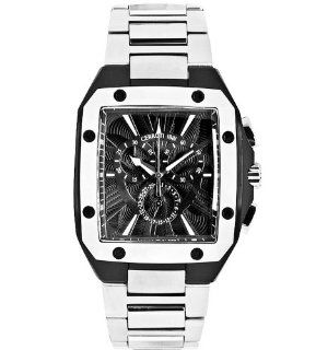 CERRUTI Herren Armbanduhr XL Analog Quarz Edelstahl beschichtet CRC003G221G Uhren
