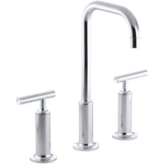 Kohler Purist Widespread Lavatory Faucet with High Gooseneck Spout and