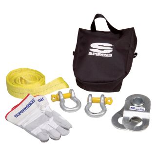 Superwinch Winch Recovery Accessory Kit with 20,000-Lb. Pulley Block, Model# 2224  Winch Kits, Straps   Hooks