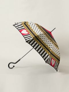 Moschino Heart Print Umbrella