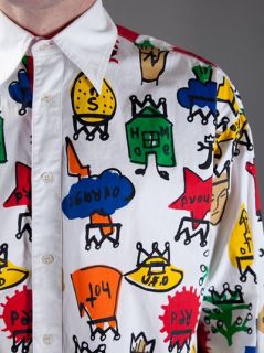 Jc De Castelbajac Vintage Basquiat inspired Printed Shirt
