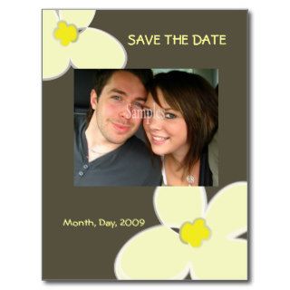 Save the Date, wedding postcards