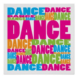 Colorful Dance Posters