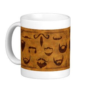 Classic Beards and Mustaches   Double side print Mugs
