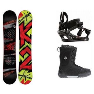 K2 Brigade Snowboard w/ Pulse Boots & Sonic Bindings snowboard package 0024