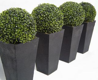 petite artificial boxwood topiary ball by artificial landscapes
