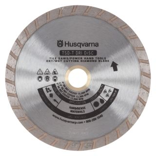 Husqvarna Turbo Continuous Rim Diamond Blade — 10in., Model# TSD-T 10in. Dri Disc  Diamond Blades