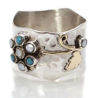handmade gemstone silver ring by charlotte's web