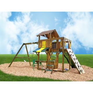 Playtime Swing Sets Cambridge Swing Set with Swing Beam and Chained