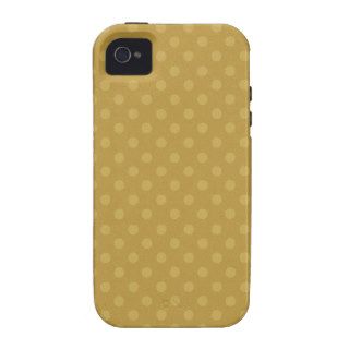 DIY Gold Polka Dot Background Gift Item iPhone 4/4S Cover