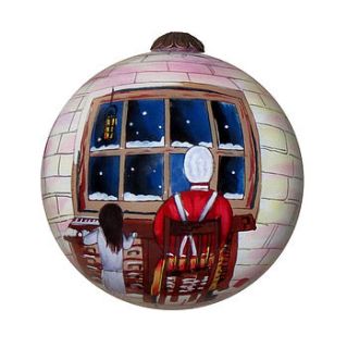 2012 hand painted christmas bauble by tom martin london