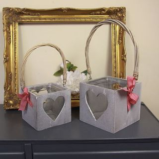 square heart candle holder by lisa angel homeware and gifts