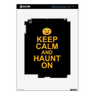Keep Calm and Haunt On, Halloween iPad 3 Skin