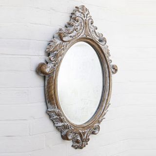 oval bevelled ornate mirror by hand crafted mirrors