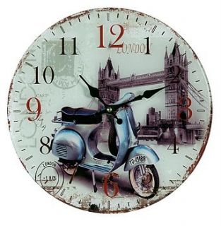 i love london glass clocks by foxbat living + fashion