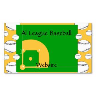 Baseball Field Business Cards