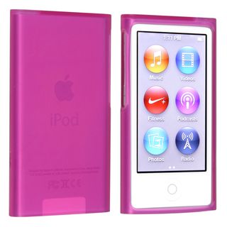 BasAcc Frost Clear Hot Pink TPU Case for Apple iPod Nano Generation 7 BasAcc Cases