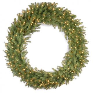 60" Norwood Fir Wreath with Clear Lights