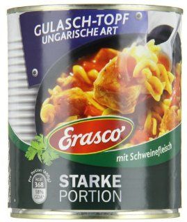 Erasco Gulasch Topf Ungarische Art, 3er Pack (3 x 800 g Dose) Lebensmittel & Getrnke