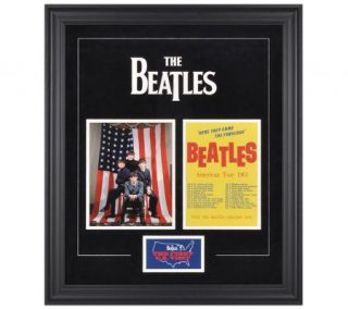 The Beatles   1964 U.S. Tour   Framed Presentation —