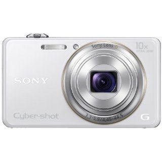 Sony DSC WX100W Cyber shot Digitalkamera 2,7 Zoll wei Kamera & Foto