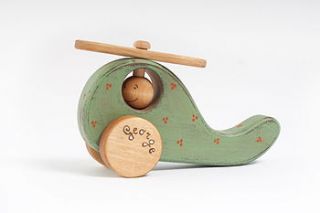 personalised wooden helicopter by wooden toy gallery