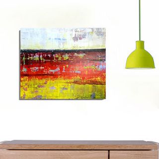 traveller 50x60cm original abstract painting by artybit