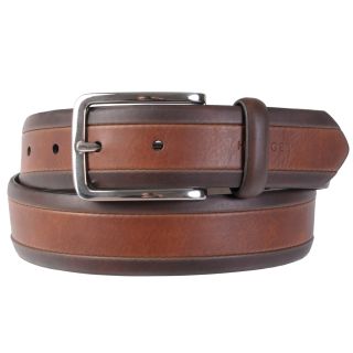 Tommy Hilfiger Mens Two tone Genuine Leather Belt