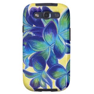 Blue and Green Floral Galaxy S3 Case