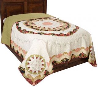 Country Living Linden Lane 100Cotton Twin Quilted Bedspread —