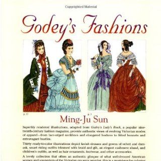 Godey's Fashions Coloring Book (Dover Fashion Coloring Book) Ming Ju Sun 9780486439983  Kids' Books