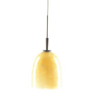 Alico Industries PC251 115 45 Onyx Cup Collection 1 Light 12V Mini Pendant, Oil Rubbed Bronze Finish with Genuine Onyx Shade   Trac Lgh  