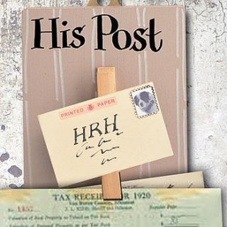 rather retro his post peg by angelic hen